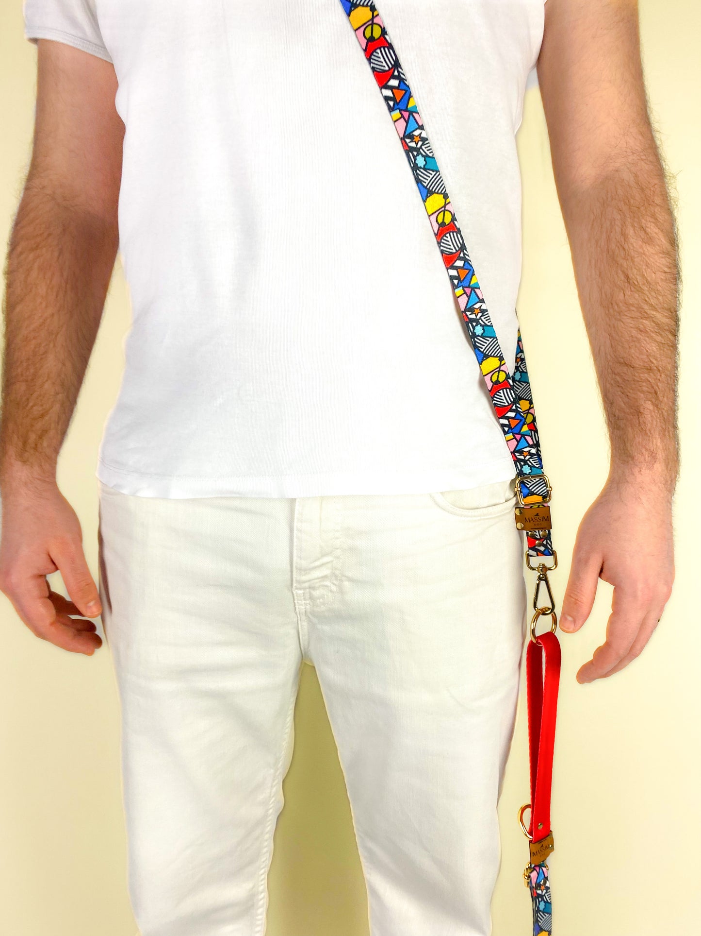 POP ART Multifunctional Handmade Hands-Free Leash and Harness