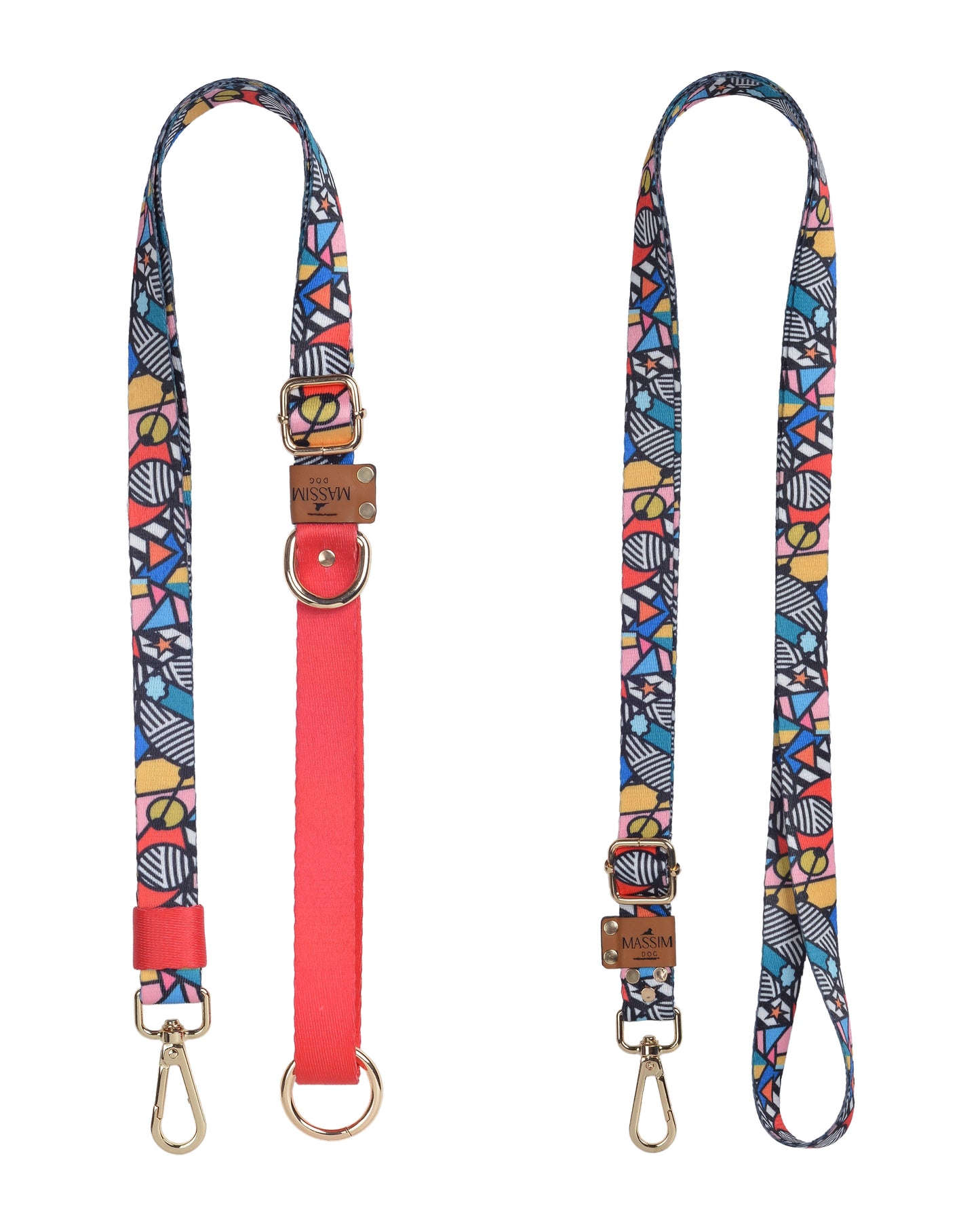 POP ART Multifunctional Handmade Hands-Free Leash and Harness