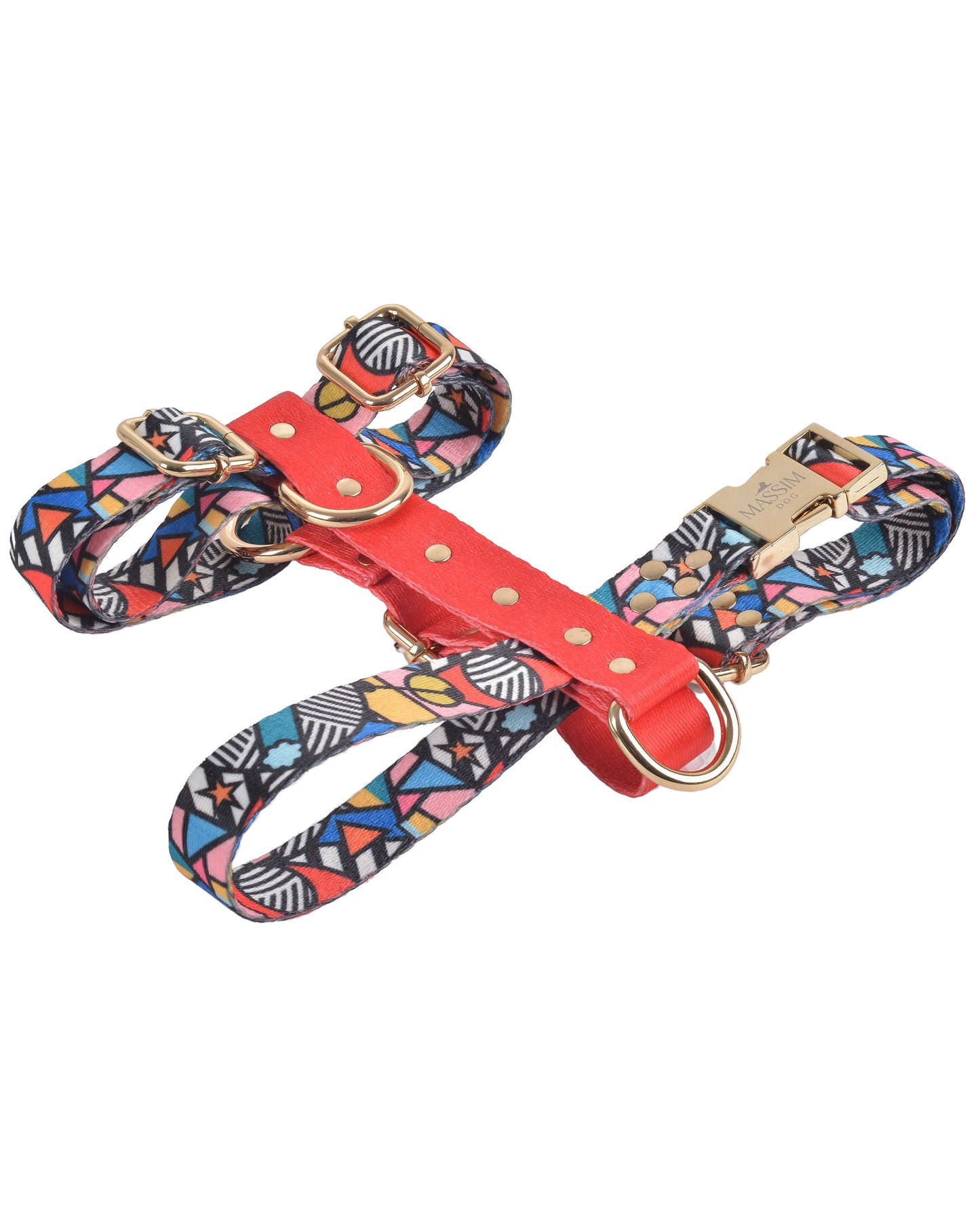 POP ART Multifunctional Handmade Hands-Free Leash and Harness