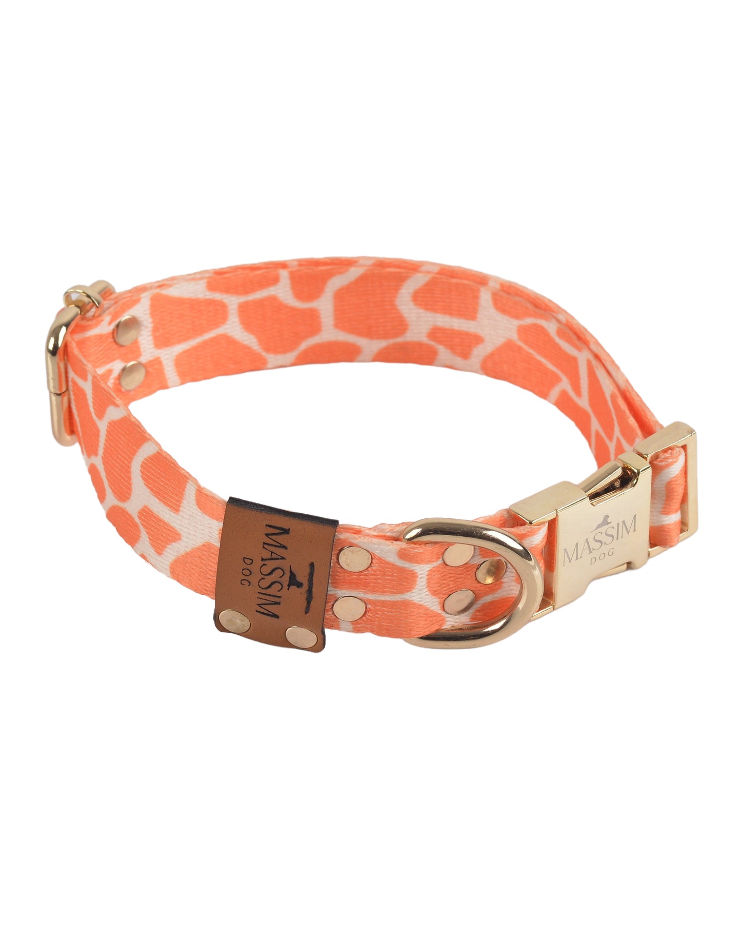 PUMPKIN GIRAFFE Handmade Collar